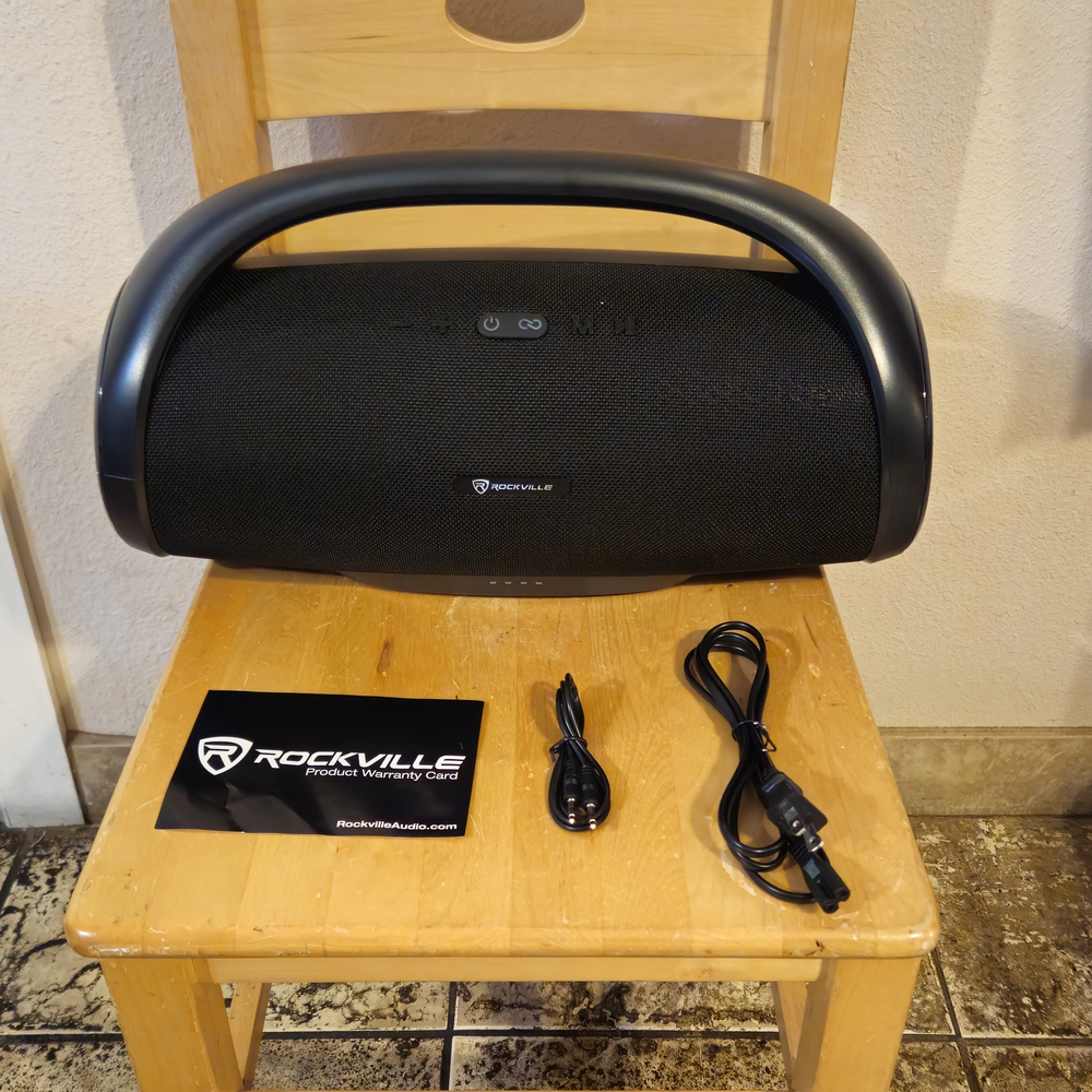 Rockville XXL Bluetooth Speaker Canon With Bass And Link